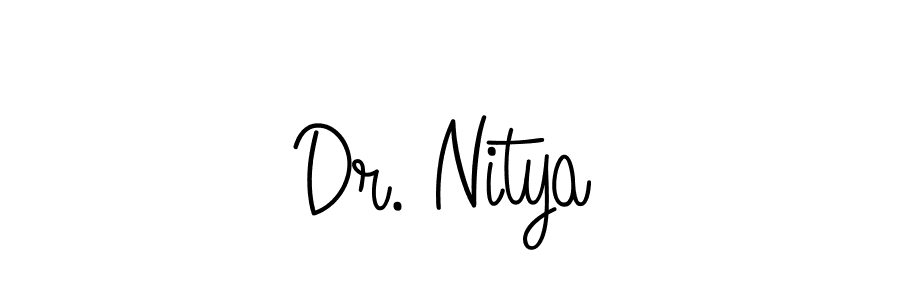 Once you've used our free online signature maker to create your best signature Angelique-Rose-font-FFP style, it's time to enjoy all of the benefits that Dr. Nitya name signing documents. Dr. Nitya signature style 5 images and pictures png