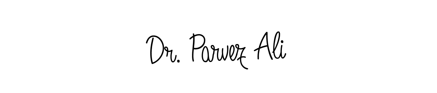 Also we have Dr. Parvez Ali name is the best signature style. Create professional handwritten signature collection using Angelique-Rose-font-FFP autograph style. Dr. Parvez Ali signature style 5 images and pictures png