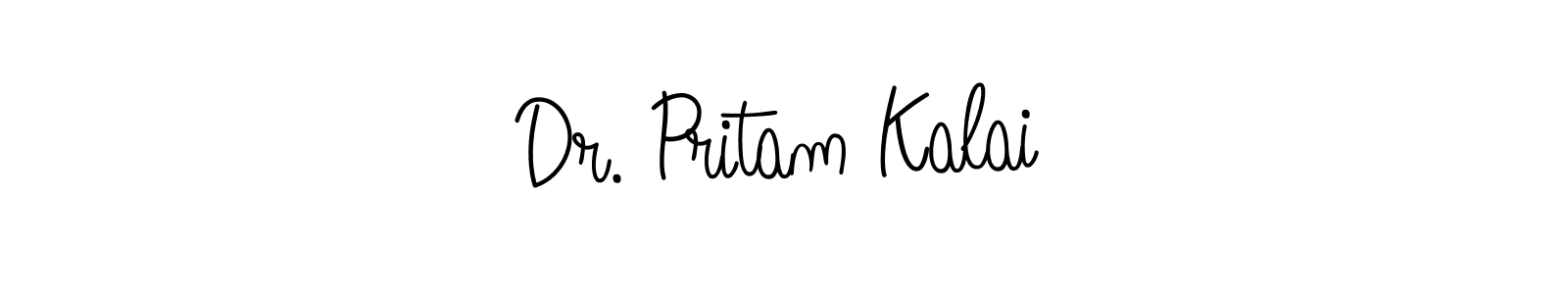 How to Draw Dr. Pritam Kalai signature style? Angelique-Rose-font-FFP is a latest design signature styles for name Dr. Pritam Kalai. Dr. Pritam Kalai signature style 5 images and pictures png