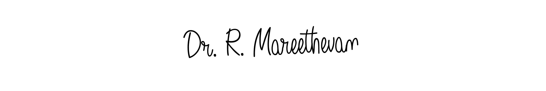 This is the best signature style for the Dr. R. Mareethevan name. Also you like these signature font (Angelique-Rose-font-FFP). Mix name signature. Dr. R. Mareethevan signature style 5 images and pictures png