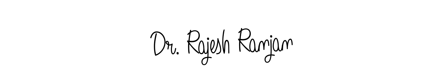 You should practise on your own different ways (Angelique-Rose-font-FFP) to write your name (Dr. Rajesh Ranjan) in signature. don't let someone else do it for you. Dr. Rajesh Ranjan signature style 5 images and pictures png