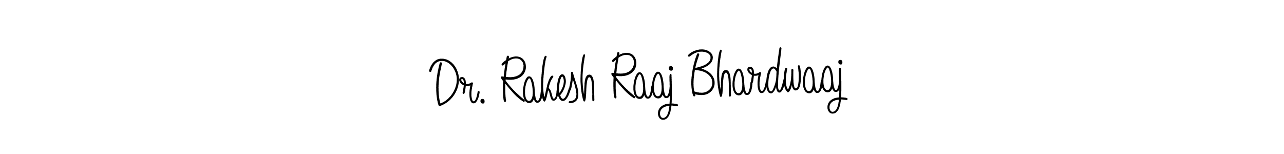 Dr. Rakesh Raaj Bhardwaaj stylish signature style. Best Handwritten Sign (Angelique-Rose-font-FFP) for my name. Handwritten Signature Collection Ideas for my name Dr. Rakesh Raaj Bhardwaaj. Dr. Rakesh Raaj Bhardwaaj signature style 5 images and pictures png