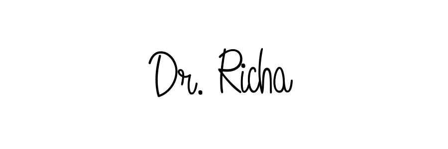 Best and Professional Signature Style for Dr. Richa. Angelique-Rose-font-FFP Best Signature Style Collection. Dr. Richa signature style 5 images and pictures png