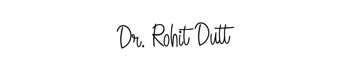 How to make Dr. Rohit Dutt name signature. Use Angelique-Rose-font-FFP style for creating short signs online. This is the latest handwritten sign. Dr. Rohit Dutt signature style 5 images and pictures png