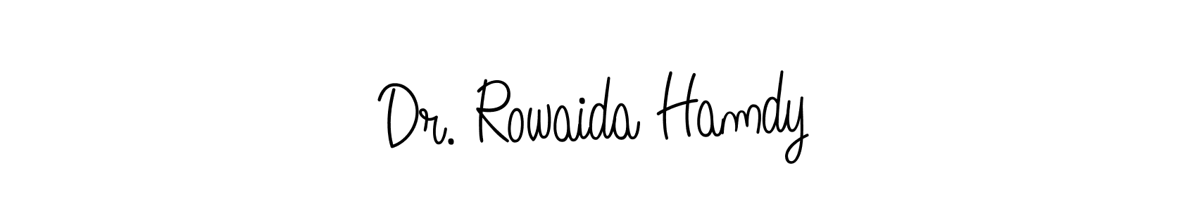 Make a beautiful signature design for name Dr. Rowaida Hamdy. Use this online signature maker to create a handwritten signature for free. Dr. Rowaida Hamdy signature style 5 images and pictures png