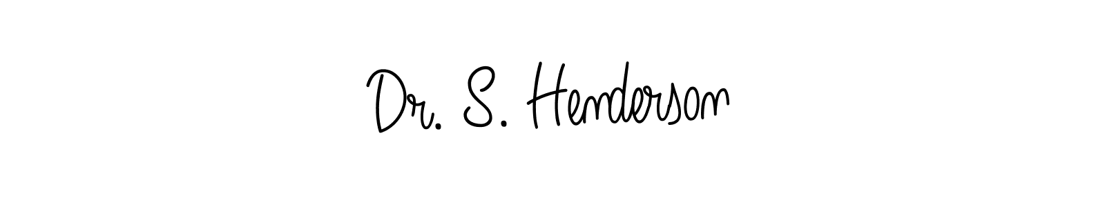 if you are searching for the best signature style for your name Dr. S. Henderson. so please give up your signature search. here we have designed multiple signature styles  using Angelique-Rose-font-FFP. Dr. S. Henderson signature style 5 images and pictures png