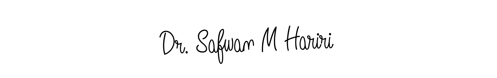 if you are searching for the best signature style for your name Dr. Safwan M Hariri. so please give up your signature search. here we have designed multiple signature styles  using Angelique-Rose-font-FFP. Dr. Safwan M Hariri signature style 5 images and pictures png