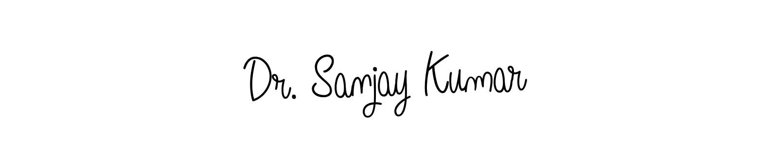 How to make Dr. Sanjay Kumar name signature. Use Angelique-Rose-font-FFP style for creating short signs online. This is the latest handwritten sign. Dr. Sanjay Kumar signature style 5 images and pictures png