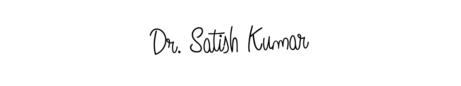 This is the best signature style for the Dr. Satish Kumar name. Also you like these signature font (Angelique-Rose-font-FFP). Mix name signature. Dr. Satish Kumar signature style 5 images and pictures png