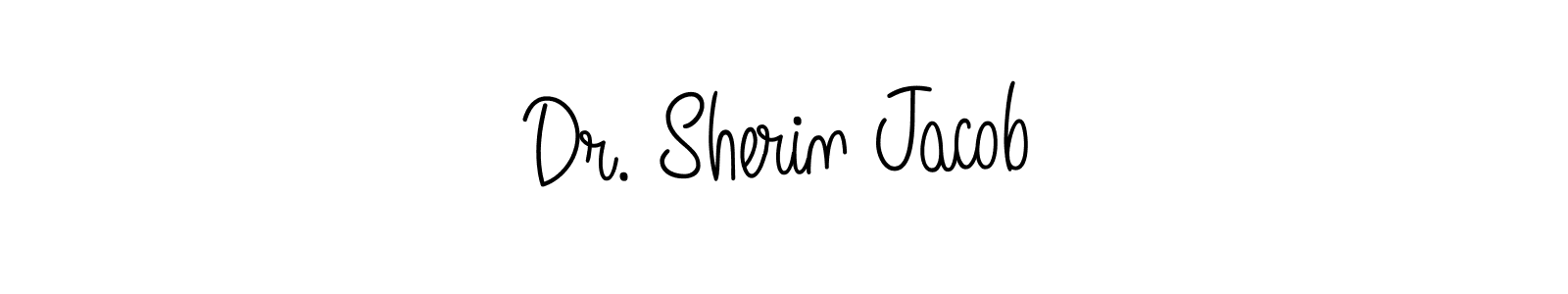 Best and Professional Signature Style for Dr. Sherin Jacob. Angelique-Rose-font-FFP Best Signature Style Collection. Dr. Sherin Jacob signature style 5 images and pictures png