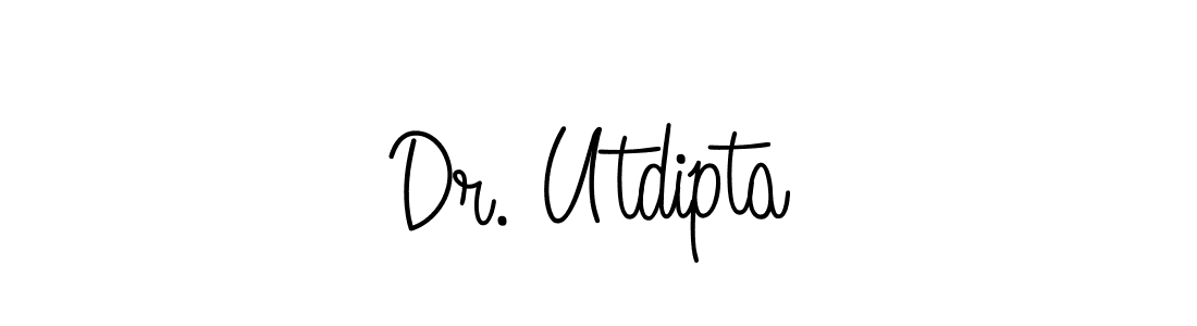 Once you've used our free online signature maker to create your best signature Angelique-Rose-font-FFP style, it's time to enjoy all of the benefits that Dr. Utdipta name signing documents. Dr. Utdipta signature style 5 images and pictures png