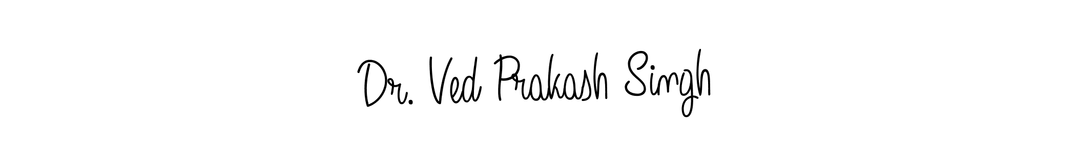 Make a beautiful signature design for name Dr. Ved Prakash Singh. With this signature (Angelique-Rose-font-FFP) style, you can create a handwritten signature for free. Dr. Ved Prakash Singh signature style 5 images and pictures png