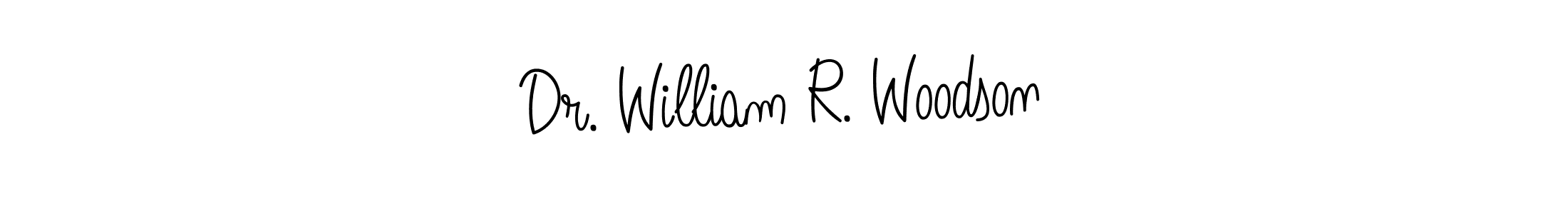 Use a signature maker to create a handwritten signature online. With this signature software, you can design (Angelique-Rose-font-FFP) your own signature for name Dr. William R. Woodson. Dr. William R. Woodson signature style 5 images and pictures png