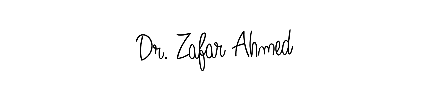 This is the best signature style for the Dr. Zafar Ahmed name. Also you like these signature font (Angelique-Rose-font-FFP). Mix name signature. Dr. Zafar Ahmed signature style 5 images and pictures png