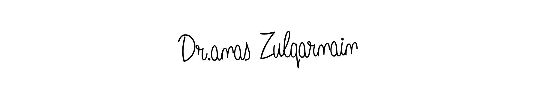 Also we have Dr.anas Zulqarnain name is the best signature style. Create professional handwritten signature collection using Angelique-Rose-font-FFP autograph style. Dr.anas Zulqarnain signature style 5 images and pictures png