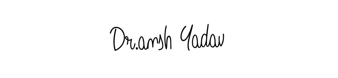 How to make Dr.ansh Yadav signature? Angelique-Rose-font-FFP is a professional autograph style. Create handwritten signature for Dr.ansh Yadav name. Dr.ansh Yadav signature style 5 images and pictures png