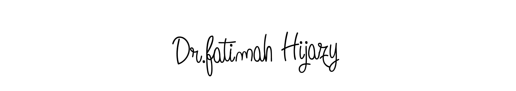 It looks lik you need a new signature style for name Dr.fatimah Hijazy. Design unique handwritten (Angelique-Rose-font-FFP) signature with our free signature maker in just a few clicks. Dr.fatimah Hijazy signature style 5 images and pictures png