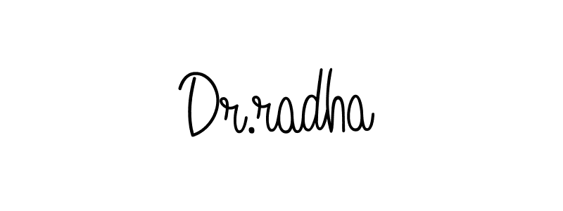 It looks lik you need a new signature style for name Dr.radha. Design unique handwritten (Angelique-Rose-font-FFP) signature with our free signature maker in just a few clicks. Dr.radha signature style 5 images and pictures png