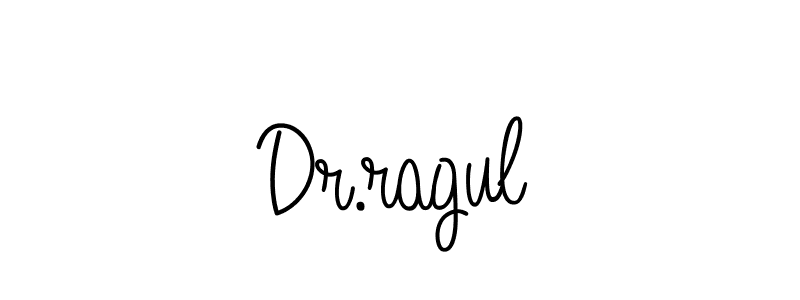 Use a signature maker to create a handwritten signature online. With this signature software, you can design (Angelique-Rose-font-FFP) your own signature for name Dr.ragul. Dr.ragul signature style 5 images and pictures png