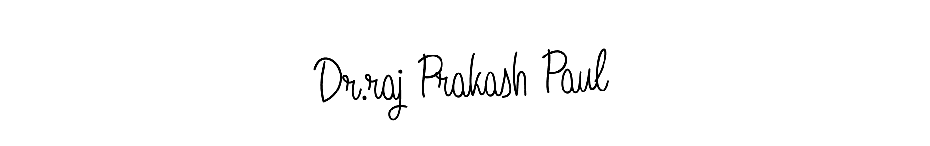 Use a signature maker to create a handwritten signature online. With this signature software, you can design (Angelique-Rose-font-FFP) your own signature for name Dr.raj Prakash Paul. Dr.raj Prakash Paul signature style 5 images and pictures png