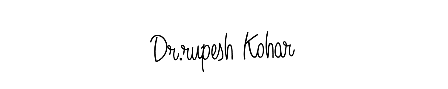 Also we have Dr.rupesh Kohar name is the best signature style. Create professional handwritten signature collection using Angelique-Rose-font-FFP autograph style. Dr.rupesh Kohar signature style 5 images and pictures png