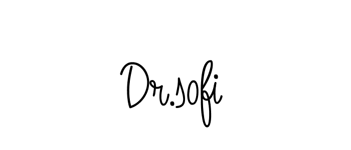 Make a beautiful signature design for name Dr.sofi. With this signature (Angelique-Rose-font-FFP) style, you can create a handwritten signature for free. Dr.sofi signature style 5 images and pictures png