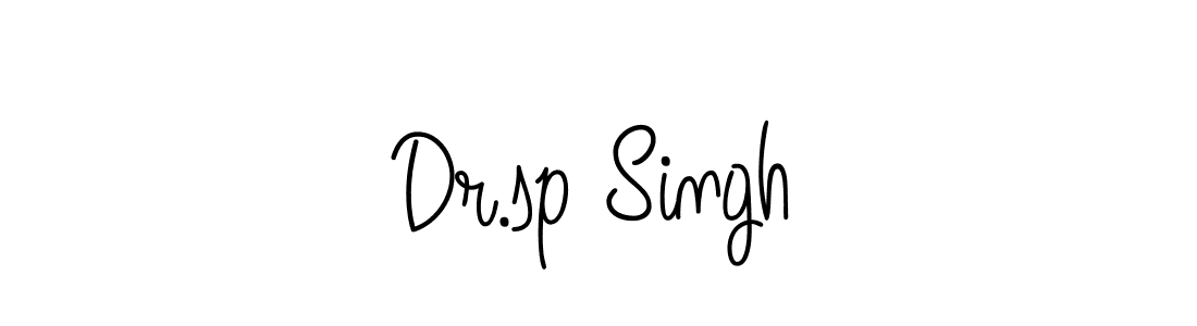 Design your own signature with our free online signature maker. With this signature software, you can create a handwritten (Angelique-Rose-font-FFP) signature for name Dr.sp Singh. Dr.sp Singh signature style 5 images and pictures png