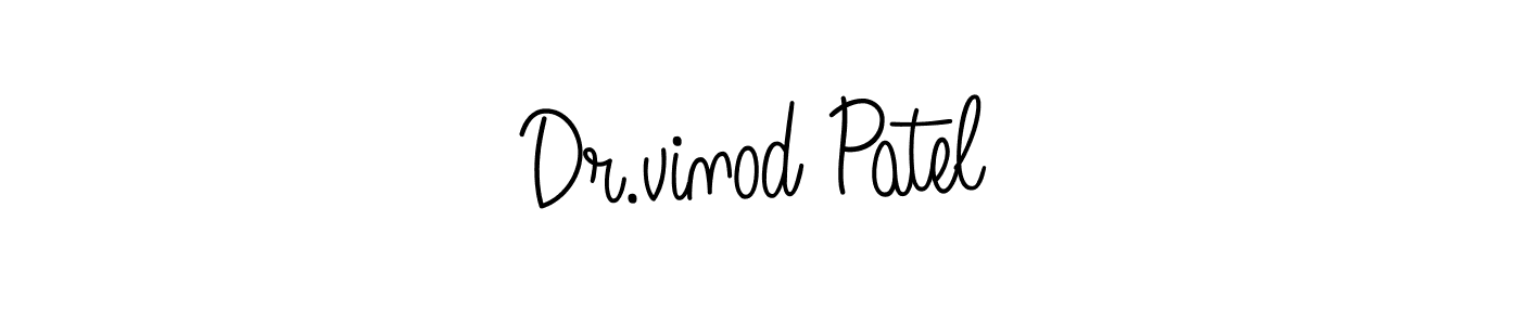 Similarly Angelique-Rose-font-FFP is the best handwritten signature design. Signature creator online .You can use it as an online autograph creator for name Dr.vinod Patel. Dr.vinod Patel signature style 5 images and pictures png