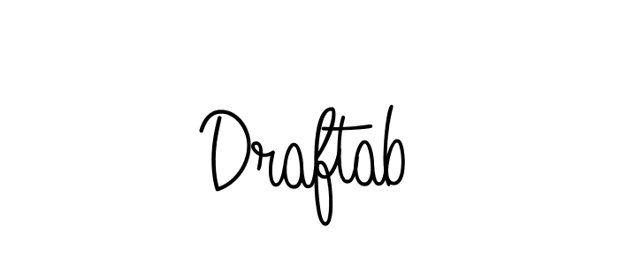 Use a signature maker to create a handwritten signature online. With this signature software, you can design (Angelique-Rose-font-FFP) your own signature for name Draftab. Draftab signature style 5 images and pictures png