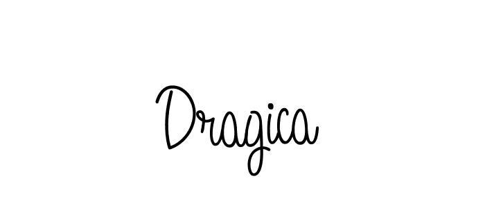 How to make Dragica signature? Angelique-Rose-font-FFP is a professional autograph style. Create handwritten signature for Dragica name. Dragica signature style 5 images and pictures png