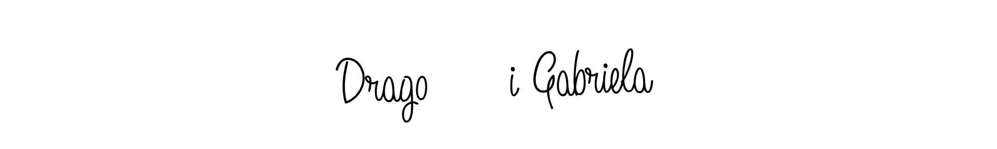 How to Draw Dragoș și Gabriela signature style? Angelique-Rose-font-FFP is a latest design signature styles for name Dragoș și Gabriela. Dragoș și Gabriela signature style 5 images and pictures png