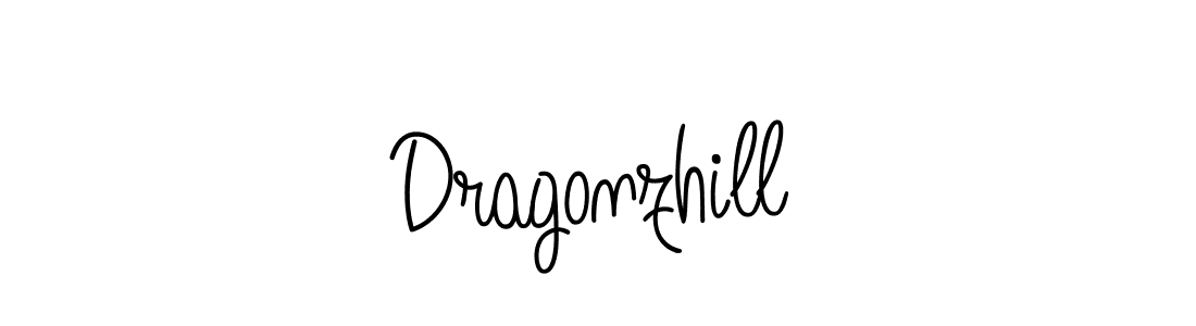 Dragonzhill stylish signature style. Best Handwritten Sign (Angelique-Rose-font-FFP) for my name. Handwritten Signature Collection Ideas for my name Dragonzhill. Dragonzhill signature style 5 images and pictures png