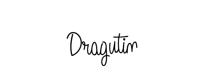 Use a signature maker to create a handwritten signature online. With this signature software, you can design (Angelique-Rose-font-FFP) your own signature for name Dragutin. Dragutin signature style 5 images and pictures png