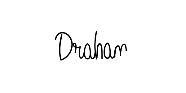 How to make Drahan signature? Angelique-Rose-font-FFP is a professional autograph style. Create handwritten signature for Drahan name. Drahan signature style 5 images and pictures png