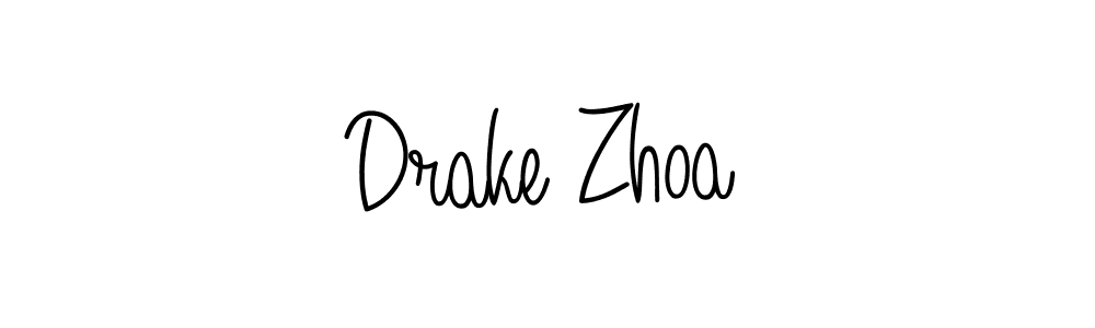 Design your own signature with our free online signature maker. With this signature software, you can create a handwritten (Angelique-Rose-font-FFP) signature for name Drake Zhoa. Drake Zhoa signature style 5 images and pictures png
