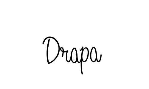 Design your own signature with our free online signature maker. With this signature software, you can create a handwritten (Angelique-Rose-font-FFP) signature for name Drapa. Drapa signature style 5 images and pictures png