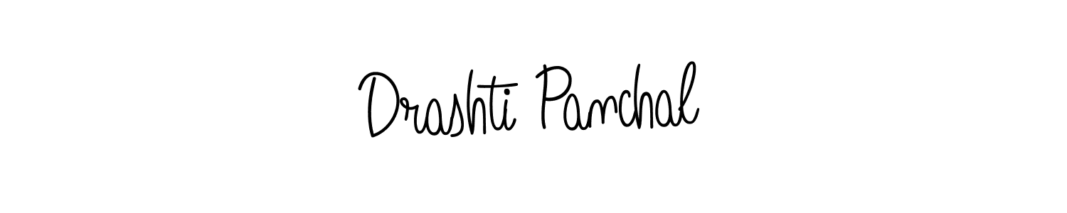 Also we have Drashti Panchal name is the best signature style. Create professional handwritten signature collection using Angelique-Rose-font-FFP autograph style. Drashti Panchal signature style 5 images and pictures png