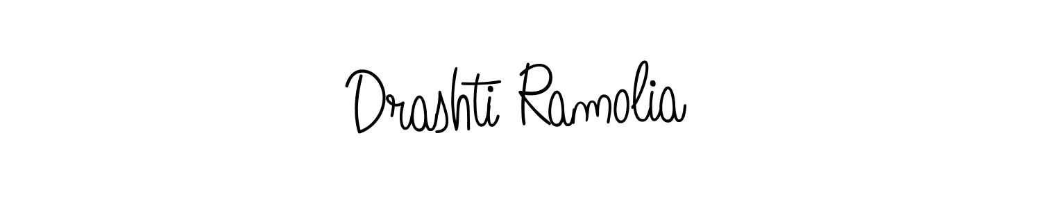 This is the best signature style for the Drashti Ramolia name. Also you like these signature font (Angelique-Rose-font-FFP). Mix name signature. Drashti Ramolia signature style 5 images and pictures png