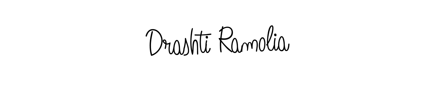 Similarly Angelique-Rose-font-FFP is the best handwritten signature design. Signature creator online .You can use it as an online autograph creator for name Drashti Ramolia. Drashti Ramolia signature style 5 images and pictures png