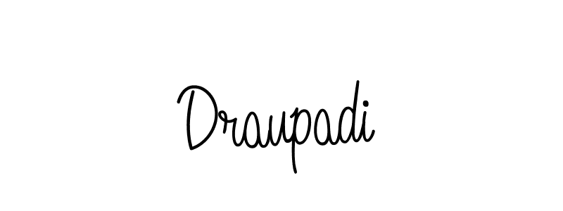 Create a beautiful signature design for name Draupadi. With this signature (Angelique-Rose-font-FFP) fonts, you can make a handwritten signature for free. Draupadi signature style 5 images and pictures png