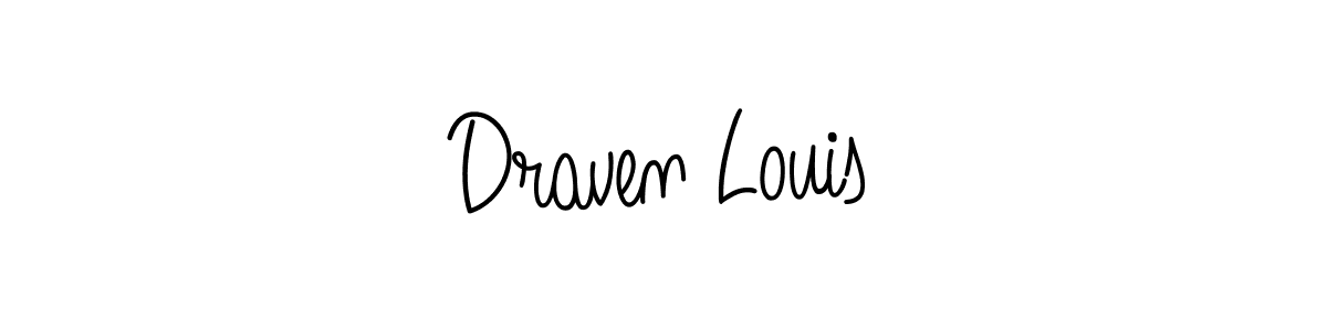 This is the best signature style for the Draven Louis name. Also you like these signature font (Angelique-Rose-font-FFP). Mix name signature. Draven Louis signature style 5 images and pictures png