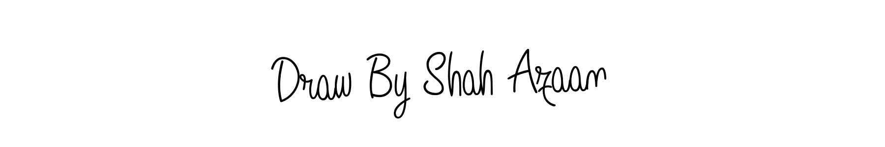 Once you've used our free online signature maker to create your best signature Angelique-Rose-font-FFP style, it's time to enjoy all of the benefits that Draw By Shah Azaan name signing documents. Draw By Shah Azaan signature style 5 images and pictures png