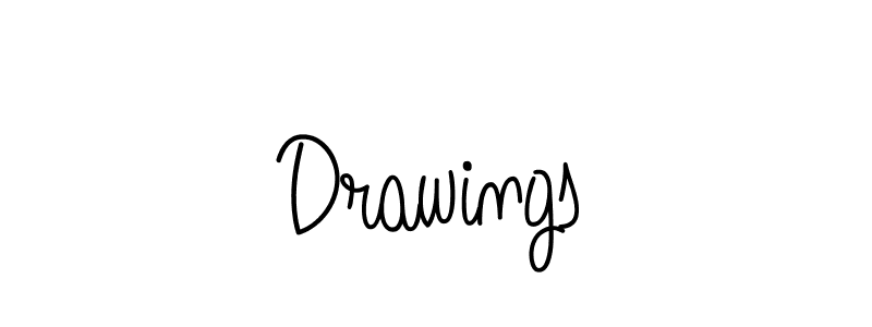 How to Draw Drawings signature style? Angelique-Rose-font-FFP is a latest design signature styles for name Drawings. Drawings signature style 5 images and pictures png