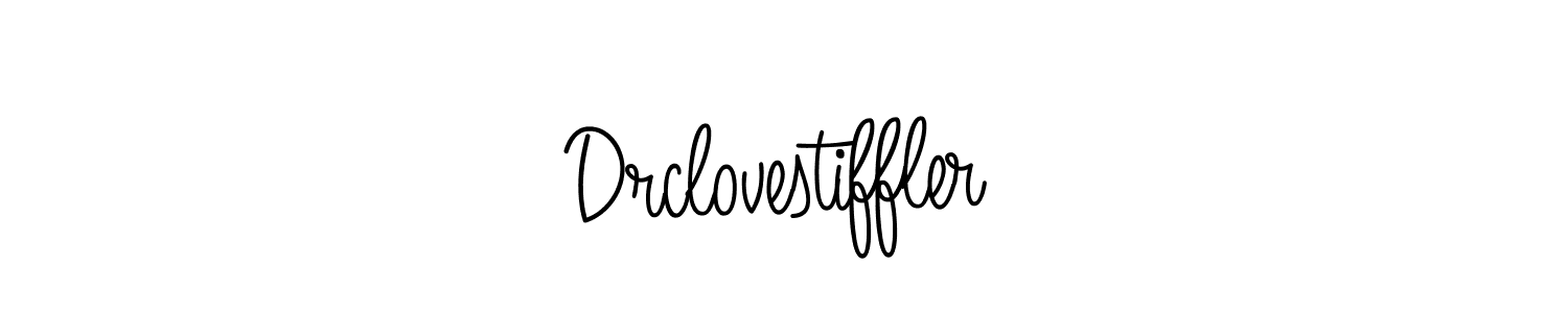 Make a beautiful signature design for name Drclovestiffler. With this signature (Angelique-Rose-font-FFP) style, you can create a handwritten signature for free. Drclovestiffler signature style 5 images and pictures png
