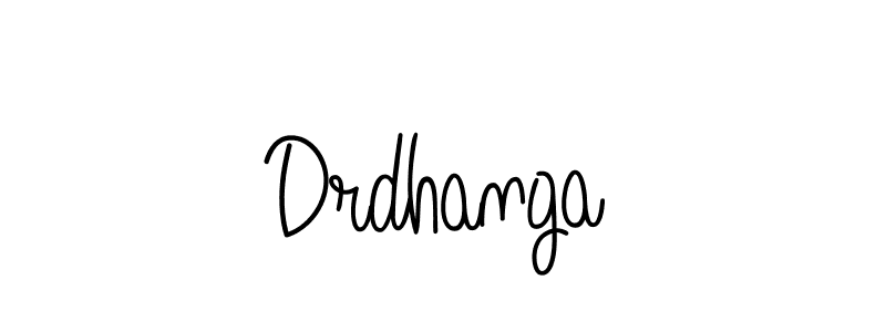 Design your own signature with our free online signature maker. With this signature software, you can create a handwritten (Angelique-Rose-font-FFP) signature for name Drdhanga. Drdhanga signature style 5 images and pictures png