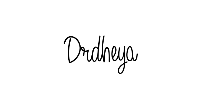 How to Draw Drdheya signature style? Angelique-Rose-font-FFP is a latest design signature styles for name Drdheya. Drdheya signature style 5 images and pictures png