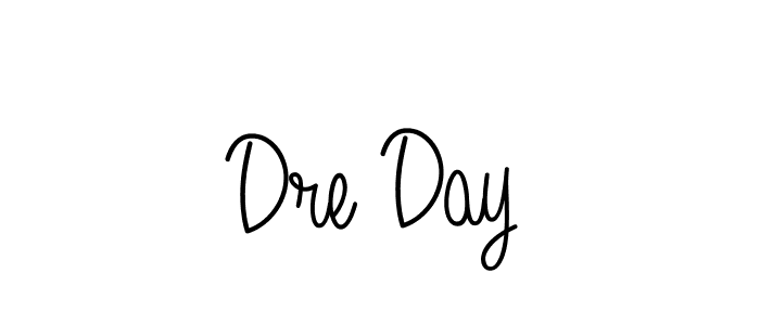 Design your own signature with our free online signature maker. With this signature software, you can create a handwritten (Angelique-Rose-font-FFP) signature for name Dre Day. Dre Day signature style 5 images and pictures png