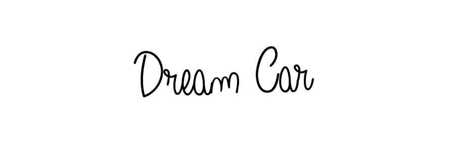 How to make Dream Car name signature. Use Angelique-Rose-font-FFP style for creating short signs online. This is the latest handwritten sign. Dream Car signature style 5 images and pictures png