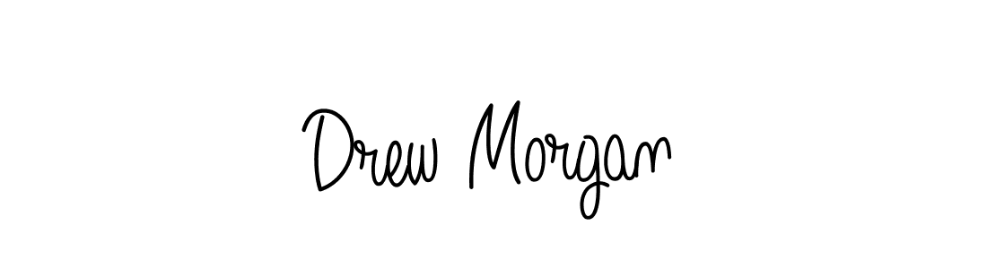 How to make Drew Morgan name signature. Use Angelique-Rose-font-FFP style for creating short signs online. This is the latest handwritten sign. Drew Morgan signature style 5 images and pictures png