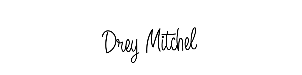 How to make Drey Mitchel signature? Angelique-Rose-font-FFP is a professional autograph style. Create handwritten signature for Drey Mitchel name. Drey Mitchel signature style 5 images and pictures png